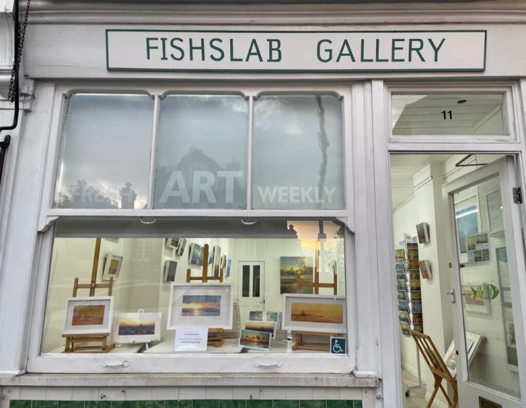 The Fishlab Gallery Blue Lagoon Art UK Artist Jane Burdett